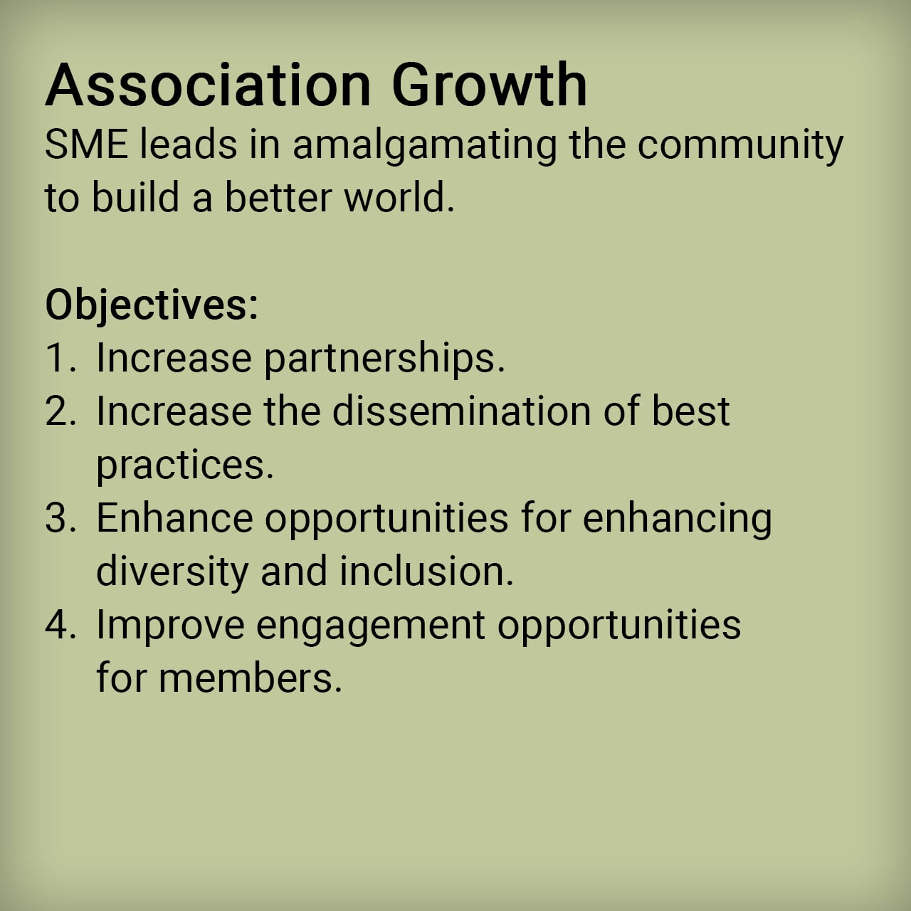 Association Growth